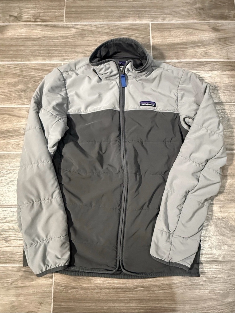 Patagonia Jacket Men Small Grey Pack In Quilted Insulated Gorpcore Style 20945